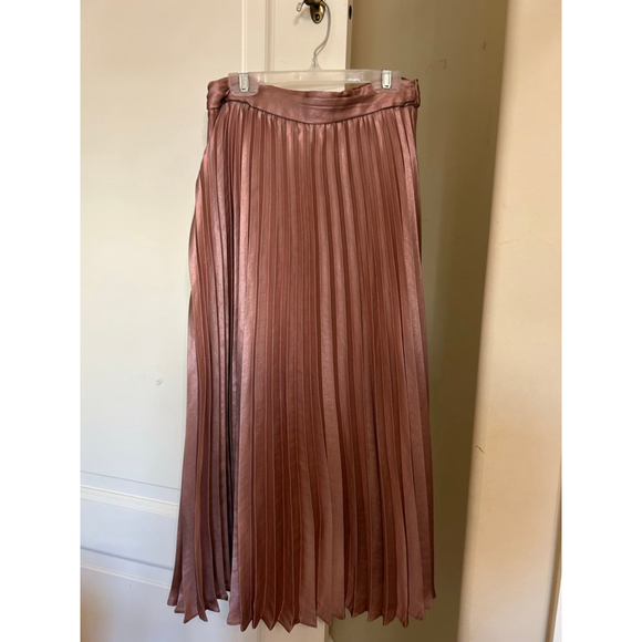 Anthropologie Maeve Paulina Pleated Midi Skirt - Picture 6 of 7